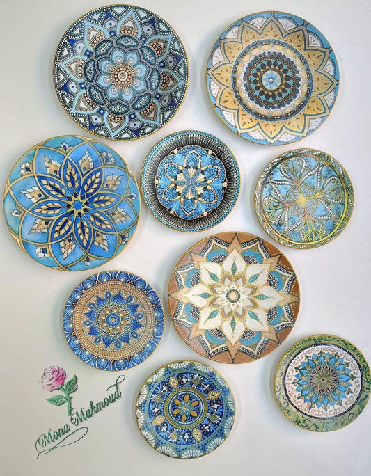 Brown & Blue Mandala